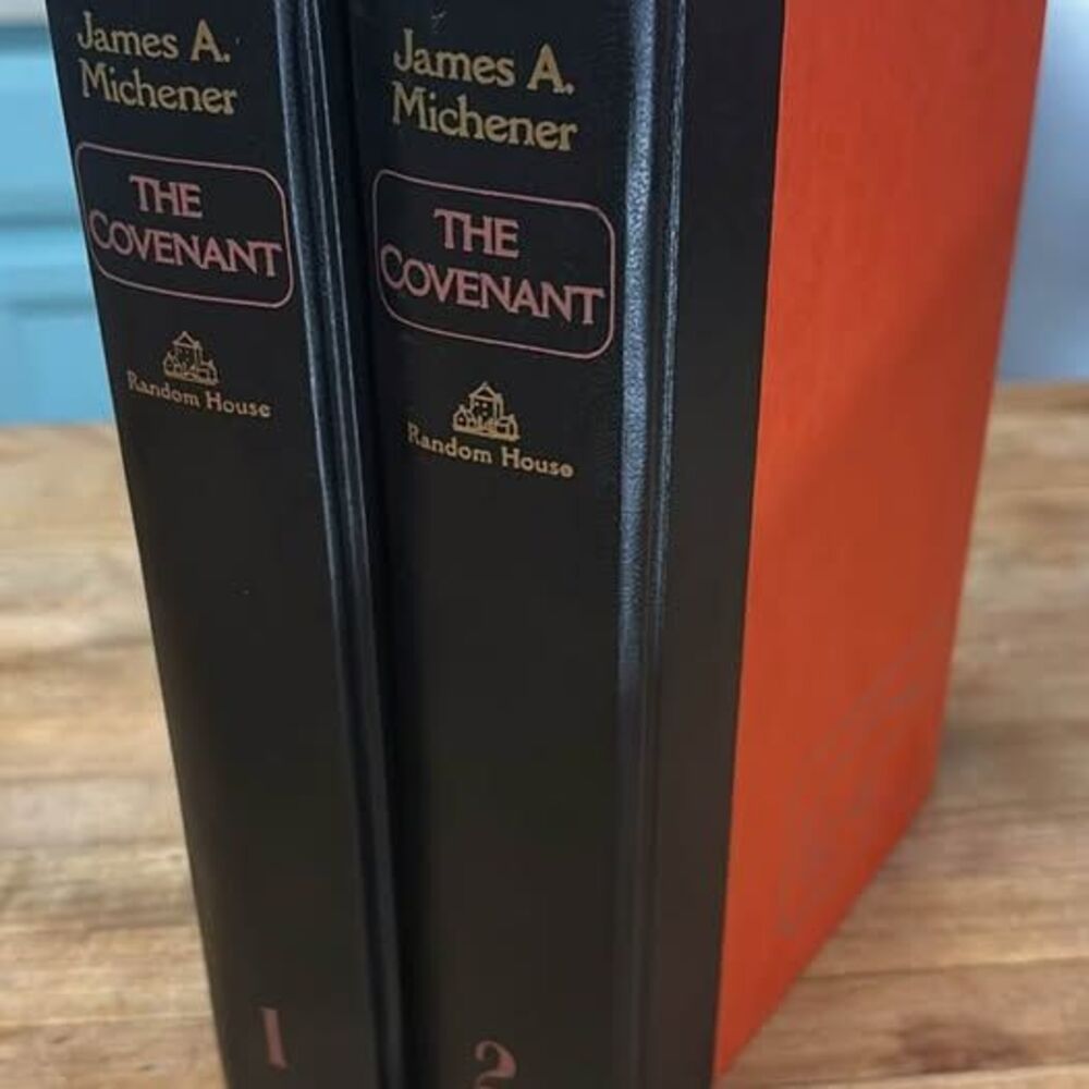 James A. Michener The Covenant 2-Volume Hardcover Set